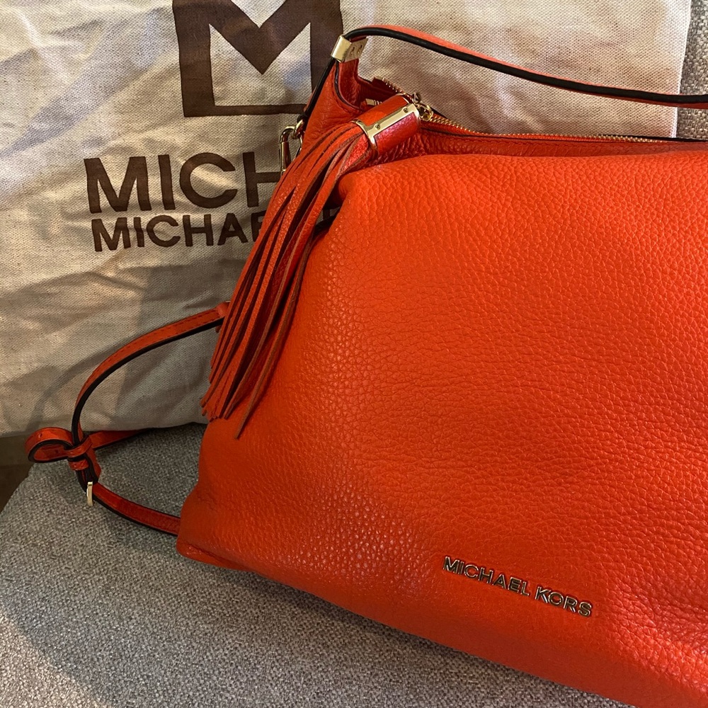 Red Michael Kors Handbag